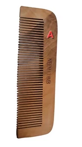 Sikh Neem Wood Comb Khalsa Kanga Singh Kaur Kangi Wooden Kakar Premium Quality - Picture 1 of 34