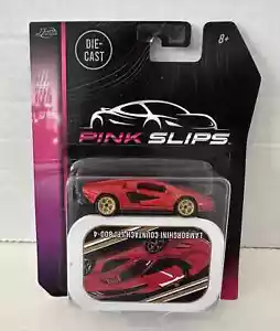 2024 Rosa Slips 1:64 LAMBORGHINI COUNTACH LPI 800-4 Con Estuche de Estaño 2024 Majorette - Imagen 1 de 2