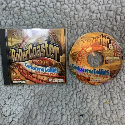 Roller Coaster Tycoon Sacacorchos Locuras Paquete de Expansión PC (1999) WIN 95/98 Foto 1 de 2