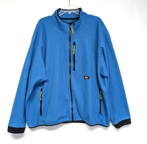 REI Co-Op Trailsmith Polartec Full Zip Fleece Jacket Mens Size 2XL Blue - Picture 1 of 11