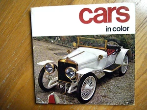 Collectible Vintage Automotive Book "Cars In Color" by Michael Sedgwick  C. 1968 - Picture 1 of 3