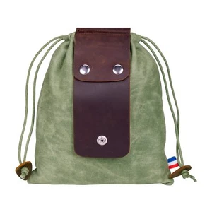 Canvas Futtersack zum Wandern zusammenklappbarer Ledergürtelbeutel Taillentas... - Bild 1 von 7