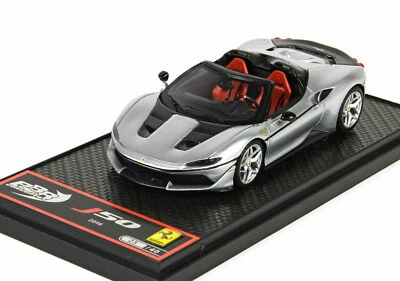 Ferrari J50 Ragno 2016 Puro IN Metallo Argento BBR BBRC20 1/43 Resina 40 Pezzi - Immagine 1 di 3