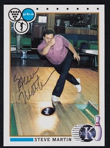  Steve Martin Signed 1990 Kingpins Bowling Card #94 -PBA Bowler Auto - Picture 1 of 2