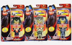 Mattel DC Comics Quick Shots Flight Strike Superman Action Figure Toy Set NEW - Picture 1 of 14