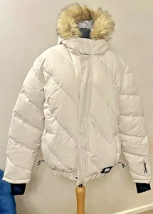 Herren Mantel Damen Warm Winter ASOS 4505 Large Stone White Neutral Skijacke - Bild 1 von 6