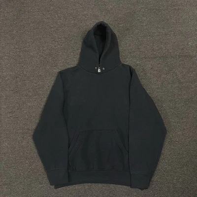 Sudadera con Capucha Vintage en Blanco Fruit Of The Loom Talla XL/L 90s Russell Desteñida Foto 1 de 4