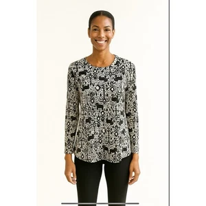 IBKUL TOP SPORTLICHER PULL ON ELEFANTEN PRINT GOLF OUTDOOR UPF NYLON LANGARM S - Bild 1 von 12