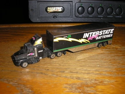 RC #18 Dale Jarrett Interstate Batteries Micro Team Semi Hauler Transporter - Image 1 of 4