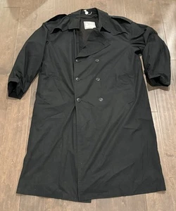 Christian Dior Monsieur Trench Coat Black w/Liner - Vintage Men's 44L - Picture 1 of 7