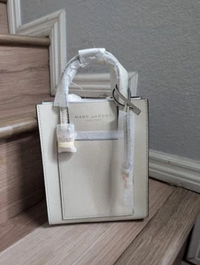 NWT Marc Jacobs Mini Grind Tote Crossbody In Marshmallow - Picture 1 of 3