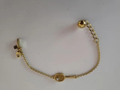 Kate Spade 网球主题手链 - 长度可调! — 第 1/4 张图片