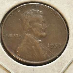 Lincoln Wheat Penny 1957 P - Imagen 1 de 6