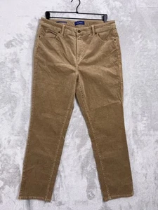 Pantalones de pana Talbots para mujer 34x27 marrón pierna recta talla 14P clásicos - Imagen 1 de 13