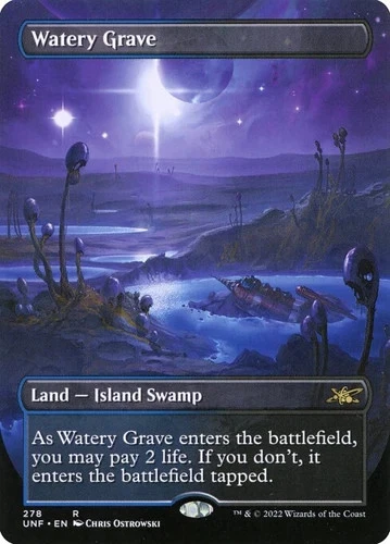 Watery Grave - Extended Art UNF NM MTG - Image 1 of 1