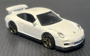 2016 Hot Wheels 1/64 Porsche 911 (997) GT3 RS, White. Unboxed, Playworn. - Picture 1 of 14
