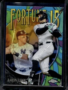2025 Topps Chrome #F15-1 Aaron Judge Fortune 15 - Picture 1 of 2