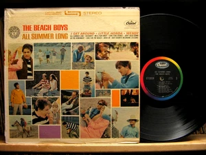 The Beach Boys / All Summer Long - Classic Surf Rock Lp - 1964 Capitol Stereo OG - Picture 1 of 2