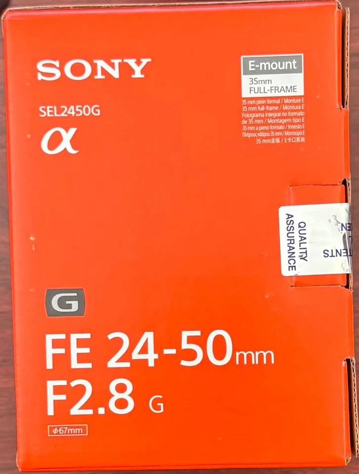 Sony FE 24-50mm f/2.8 G Lens (Only $1175) - Brand New + Warranty - image 1 of 3
