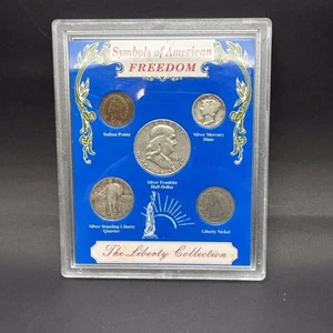 Conjunto de monedas Symbols Of American Freedom The Liberty Collection 1907 - 1962, encapsulado - Imagen 1 de 9