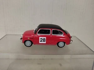 SEAT 600 1965 CONTI RALLY n28 ROJO/NEGRO 1:43 SALVAT SOLIDO NO BOX - Imagen 1 de 3