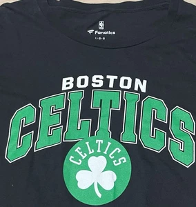 CAMISETA BOSTON CELTICS FANATICS MANGA LARGA GRANDE NUEVA SIN ETIQUETAS JAYSON TATUM - Imagen 1 de 2
