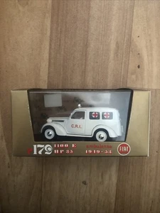 Brumm 1/43 Scale Metal Model R179 Fiat Ambulanza 1100 E HP 35, representing New - Picture 1 of 2
