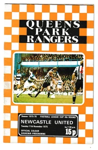 Queens Park Rangers v Newcastle United 1975/76 League Cup 4. Runde - Bild 1 von 1