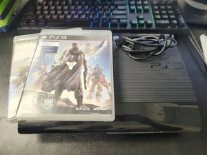 Consola Sony PlayStation 3 Super Slim Negra PS3 CECH-4201B con juegos - Imagen 1 de 12
