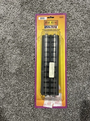 MTH RAIL KING REAL TRAX Straight 2 Pack - Image 1 of 4