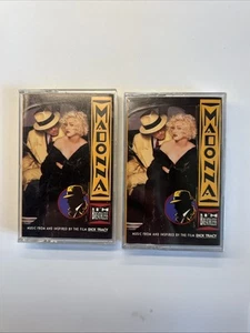 (2) Madonna I’m Breathless Cassette DICK TRACY Stephen Sondheim FILM MUSIC - Picture 1 of 4