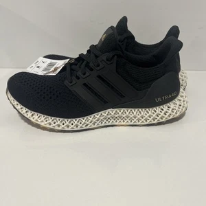 Adidas Ultra 4D Boost Herren Laufschuhe Schwarz Metallic Gold IG2264 Größe 7 - Bild 1 von 10