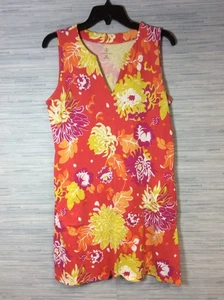 Lands’ End sundress pink floral size small 0813273 - Picture 1 of 4