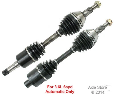 2 Front CV Axles Fit 2007-2009 Aura, G6, 2010-2008 Malibu with 3.6L 6 Speed Auto — 第 1/4 张图片