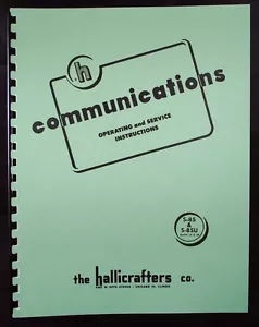 Hallicrafters S-85 S-85U Mark 1A & 1B Communications Receiver Manual - Picture 1 of 1