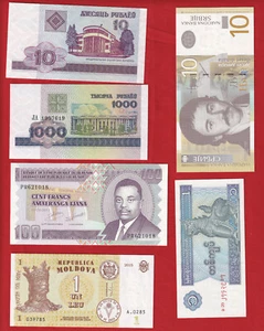 World banknotes, set of 50 different notes, ALL UNC - Picture 1 of 9