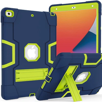 Kids Shockproof Heavy Duty Tough Case Cover For iPad 10 9 8 7 6 5 4 Air Mini Pro - Image 1 of 4