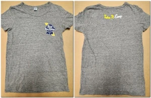 Pabst Blue Ribbon Womens Easy tee-shirt X-LARGE New Old Stock Flawless - Picture 1 of 3