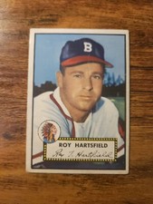 1952 Topps Set-Break #264 Roy Hartsfield VGEX No Creases Light Stain on Back SP