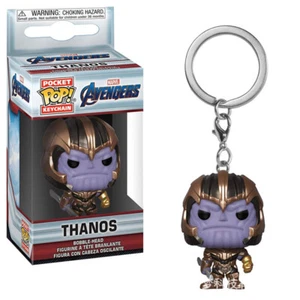 Figura Funko Pocket Pop Marvel Avenger Thanos Llavero Cabeza de Bobble Vendedor de EE. UU. - Imagen 1 de 9