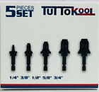 Tuttokool Ts-5000 5 Pieces Swaging Tool 1/4" 3/8" 1/2" 5/8" 3/4" Set N