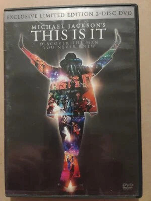 MICHAEL JACKSON THIS IS IT LIMITED EDITION 2 DISC DVD SET DOCUMENTARY  - Image 1 of 2