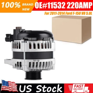 Alternator For Ford F-150 V8 5.0l 2011-2014 104210-6270 104210-6660 Al3z-10346-c - Picture 1 of 9