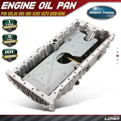 Cacerola de aceite del motor para Volvo S60 V60 XC60 XC70 2012-2016 2,5 L Turbo 31375244 inferior Foto 1 de 4