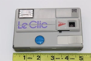 Appareil photo argentique ancien disque Le Clic - ARGENT - Photo 1 sur 7