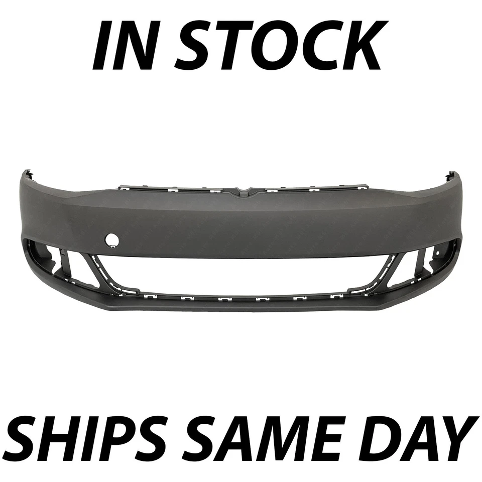 NEW Primered Front Bumper Cover Replacement For 2011-2014 Volkswagen Jetta Sedan Foto 1 de 4