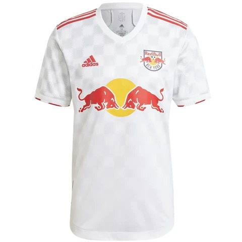 Adidas New York Red Bulls Authentic Soccer Jersey 2021-2022 Men Sz Small GI6461 Cover
