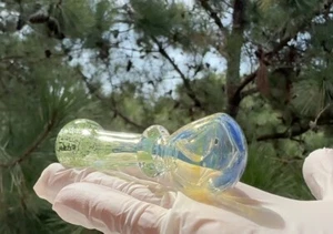 Rim Frit Hand Pipe - Picture 1 of 5