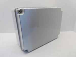 GEWISS GW44209 300x220x120mm ENCLOSURE JUNCTION BOX PLASTIC WATERPROOF IP56 GREY - Picture 1 of 4