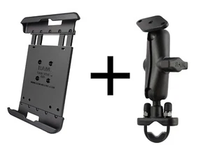 RAM Motorcycle Handlebar Mount for iPad Mini, Used w/Otterbox, Other Cases - Picture 1 of 7